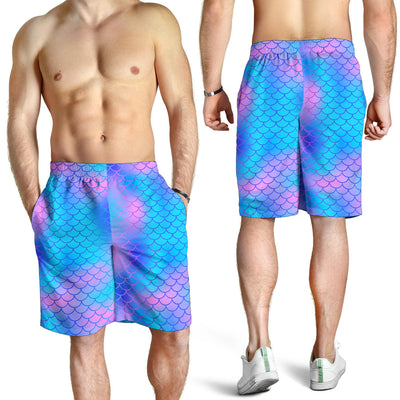 Mermaid Scales Pattern Print Design 04 Mens Shorts