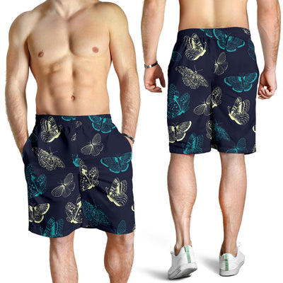 Monarch Butterfly Pattern Print Design 01 Mens Shorts