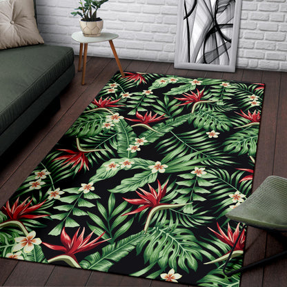 Bird Of Paradise Pattern Print Design BOP05 Area Rugs