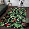 Bird Of Paradise Pattern Print Design BOP05 Area Rugs