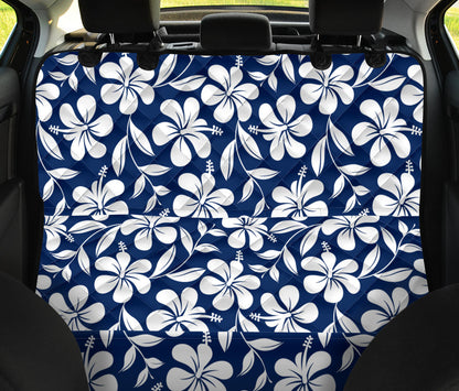 Hibiscus Pattern Print Design HB031 Rear Dog  Seat Cover