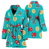 Lollipop Pattern Print Design LL06 Women Bathrobe