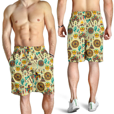 Tribal indians native american aztec Mens Shorts