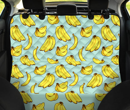Banana Pattern Print Design BA04 Rear Dog  Seat Cover