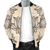 lotus Boho Pattern Print Design LO05 Men Bomber Jacket