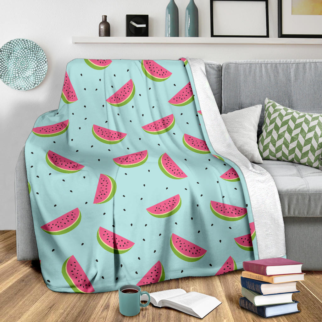 Watermelon Pattern Print Design WM06 Fleece Blanket