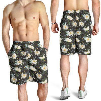 Daisy Pattern Print Design DS08 Mens Shorts