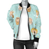 Christian Pattern Print Design 01 Women's Bomber Jacket