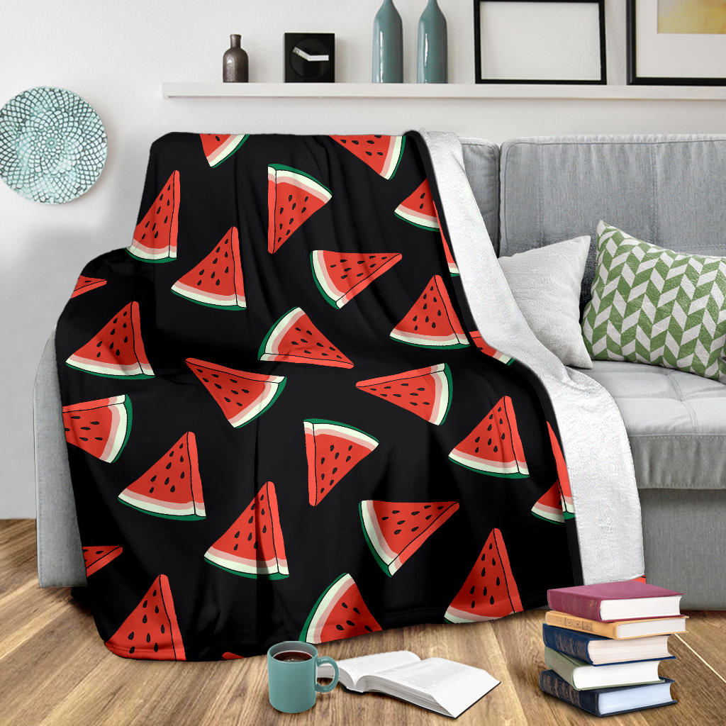 Watermelon Pattern Print Design WM01 Fleece Blanket
