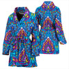 lotus Boho Pattern Print Design LO010 Women Bathrobe