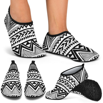 Draw Tribal Aztec Aqua Water Shoes