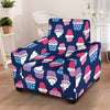 Cupcake Pattern Print Design CP04 Armchair Slipcover