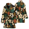 Hawaiian Themed Pattern Print Design H08 Women Bathrobe