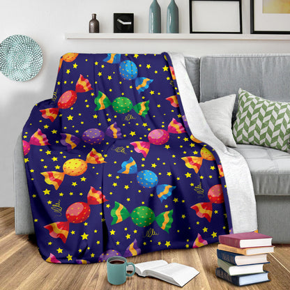 Candy Pattern Print Design CA06 Fleece Blanket