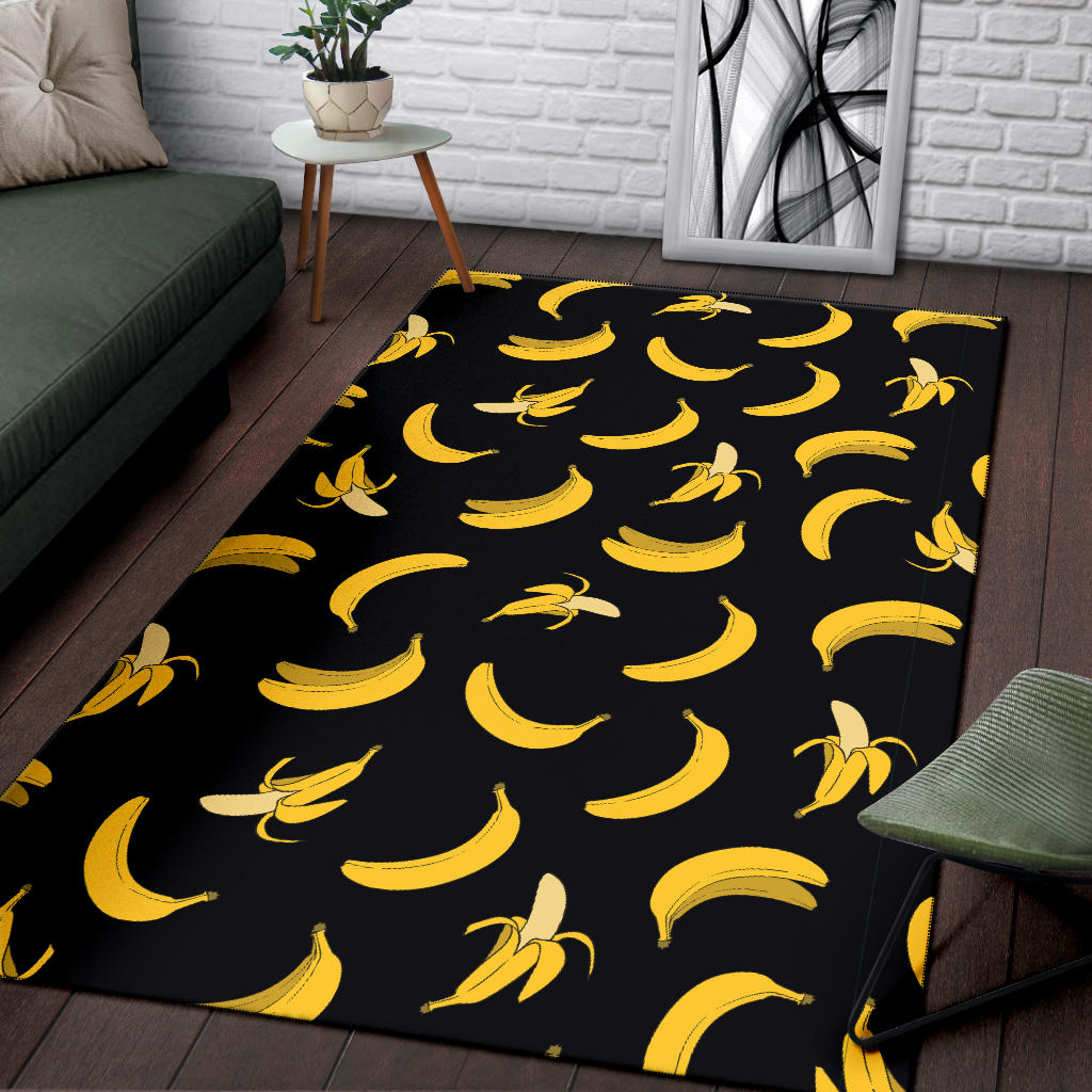 Banana Pattern Print Design BA05 Area Rugs