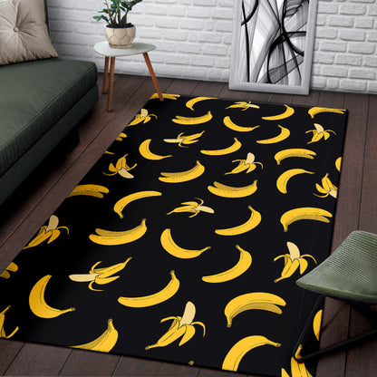 Banana Pattern Print Design BA05 Area Rugs