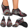 Native Indian Skull Aqua Water Shoes