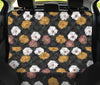 Daisy Pattern Print Design DS04 Rear Dog  Seat Cover