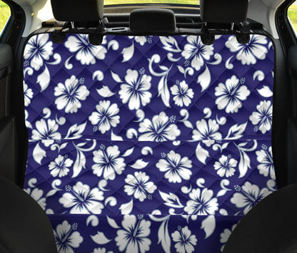 Hibiscus Pattern Print Design HB010 Rear Dog  Seat Cover