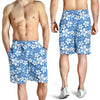 Hibiscus Pattern Print Design HB09 Mens Shorts