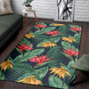 Bird Of Paradise Pattern Print Design BOP09 Area Rugs