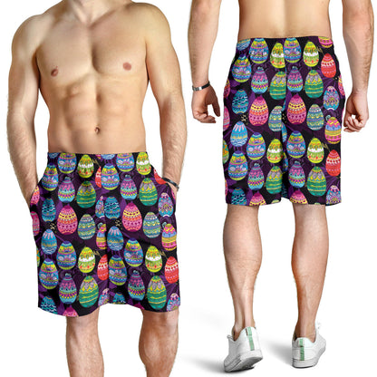 Easter Eggs Pattern Print Design RB08 Mens Shorts