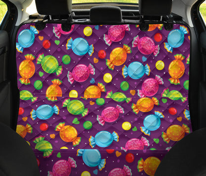 Candy Pattern Print Design CA05 Rear Dog  Seat Cover