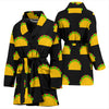 Taco Pattern Print Design TC06 Women Bathrobe