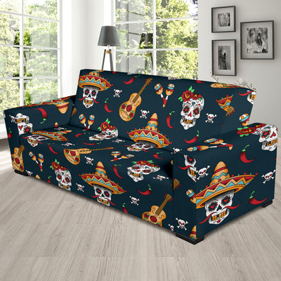 sugar skull Mexican Sofa Slipcover