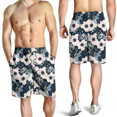 Anemone Pattern Print Design AM02 Mens Shorts