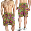 Peace Sign Pattern Print Design A04 Mens Shorts