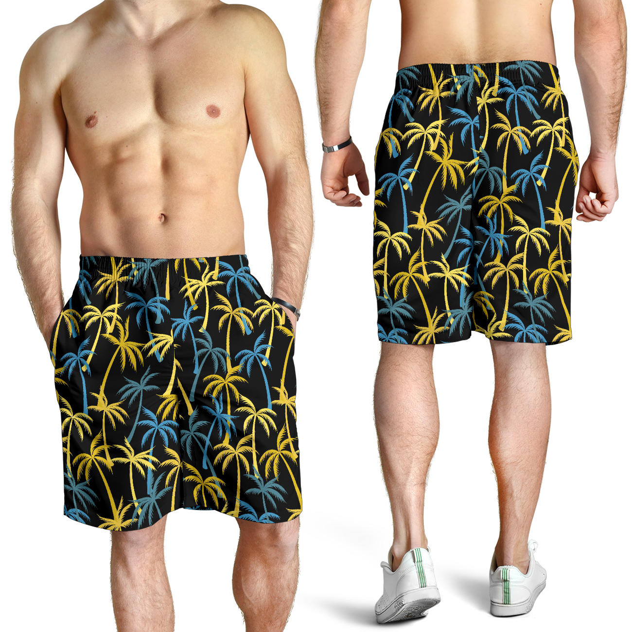 Palm Tree Pattern Mens Shorts