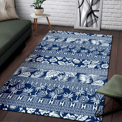 Hawaiian Themed Pattern Print Design H020 Area Rugs