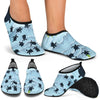 Sea Turtle Pattern Print Design T011 Aqua Water Shoes