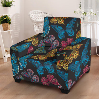 Butterfly Mandala Style Armchair Slipcover