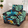 Tropical Palm Leaves Hawaiian Flower Armchair Slipcover