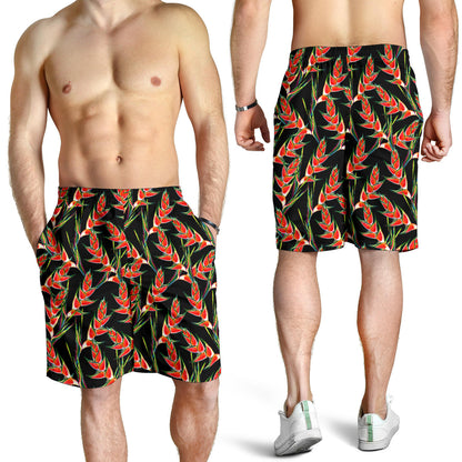 Heliconia Pattern Print Design HL010 Mens Shorts