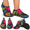 Bird Of Paradise Pattern Print Design BOP014 Aqua Water Shoes