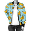 Dachshund Pattern Print Design 08 Women's Bomber Jacket