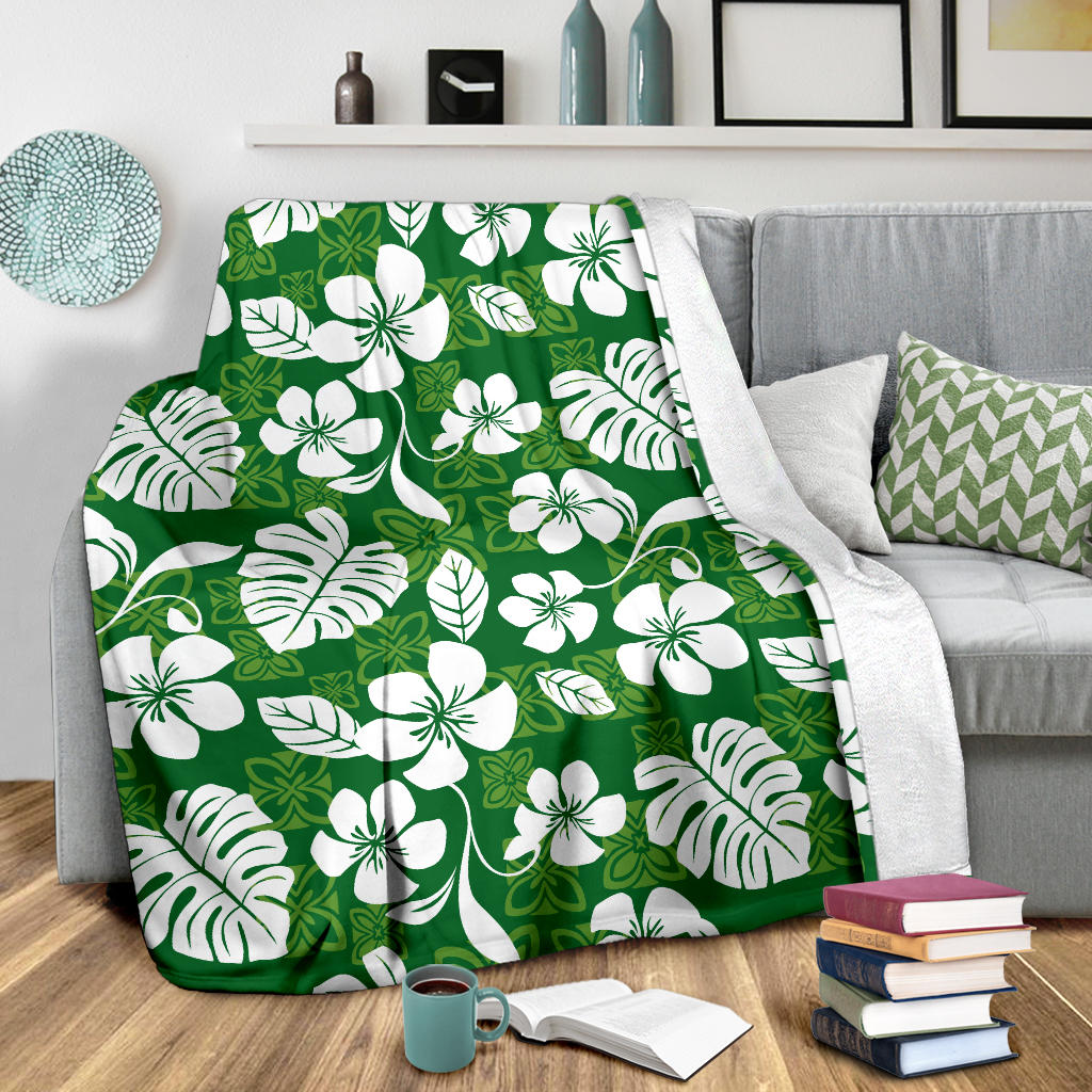 Hawaiian Themed Pattern Print Design H016 Fleece Blanket