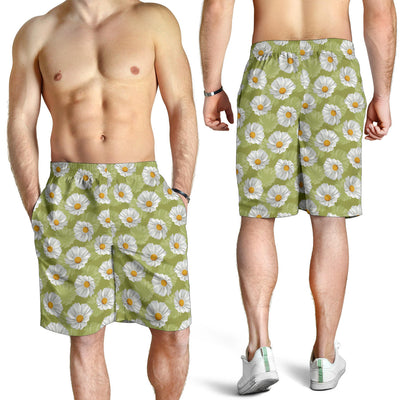 Daisy Pattern Print Design DS06 Mens Shorts