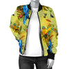 Parrot Pattern Print Design A02 Women's Bomber Jacket