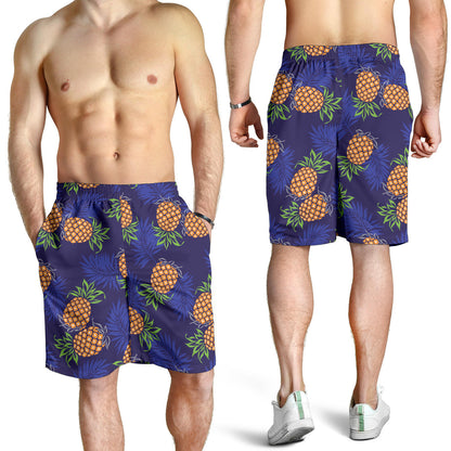 Pineapple Pattern Print Design PP02 Mens Shorts