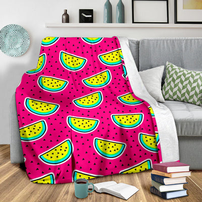 Watermelon Pattern Print Design WM04 Fleece Blanket