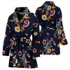 Summer Floral Pattern Print Design SF01 Women Bathrobe