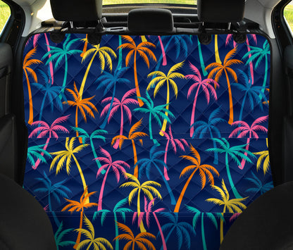 Palm Tree Pattern Print Design PT013 Rear Dog  Seat Cover