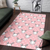 Rabbit Pattern Print Design RB02 Area Rugs