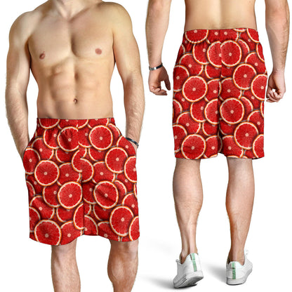 Grapefruit Pattern Print Design GF05 Mens Shorts