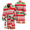 Camper Camping Ugly Christmas Design Print Men Bathrobe