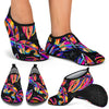 Neon Color Tropical Palm Leaves Aqua Water Shoes